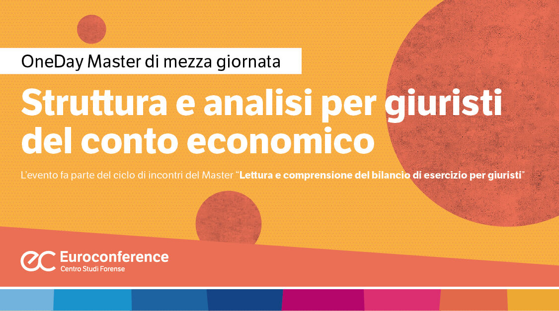 Immagine Struttura e analisi per giuristi del conto economico | Euroconference